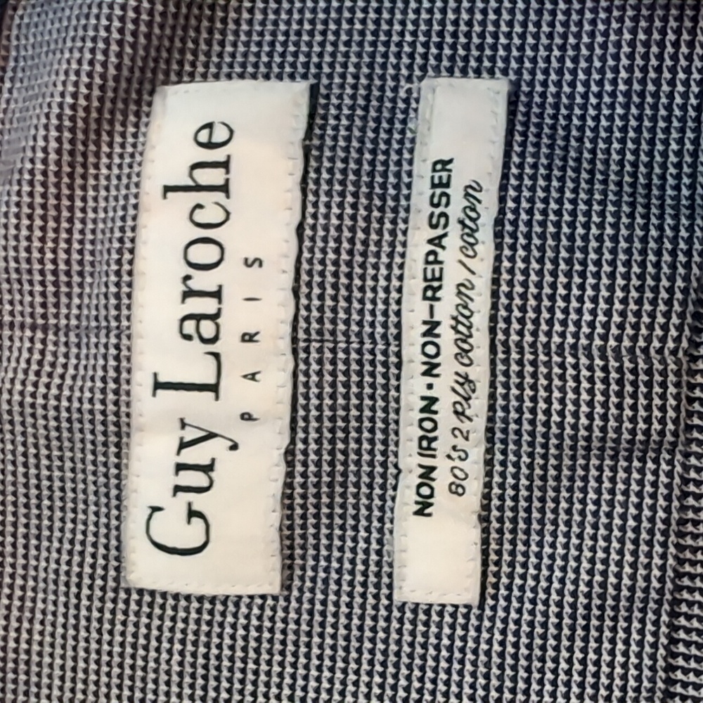 Guy Laroche Shirt Size 17.5 - Picture 3 of 6